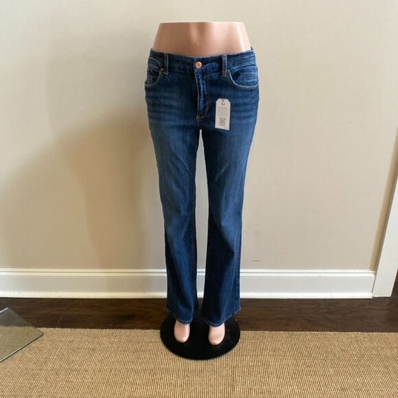 Seven7 Bootcut Jeans in Medium Blue Wash, size 12 - Picture 2 of 16